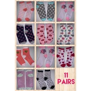 11 Pairs NWOT Target/Forever 21 Socks